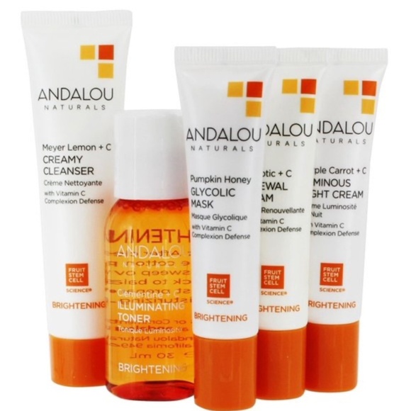 Natural Andalou Other - Andalou Naturals Brightening 5 Skin Care Essentials